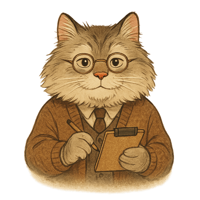Dr. Whiskers thinking